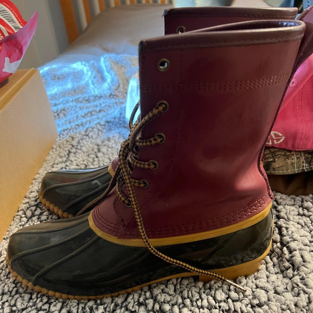 Womens Lands End Duck Boot